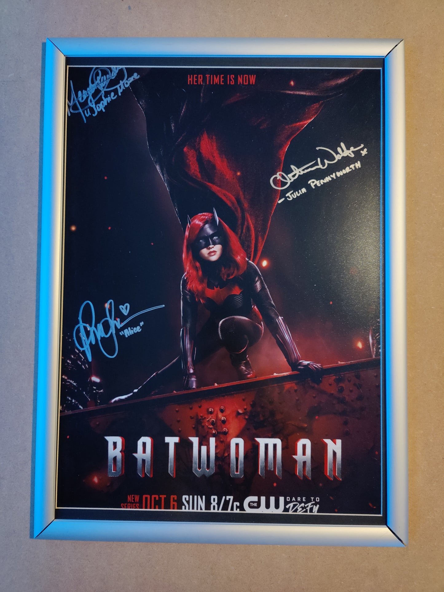 Christina Wolfe, Meagan Tandy & Rachael Skarsten - A2 Poster (Multi Signed) (DC)